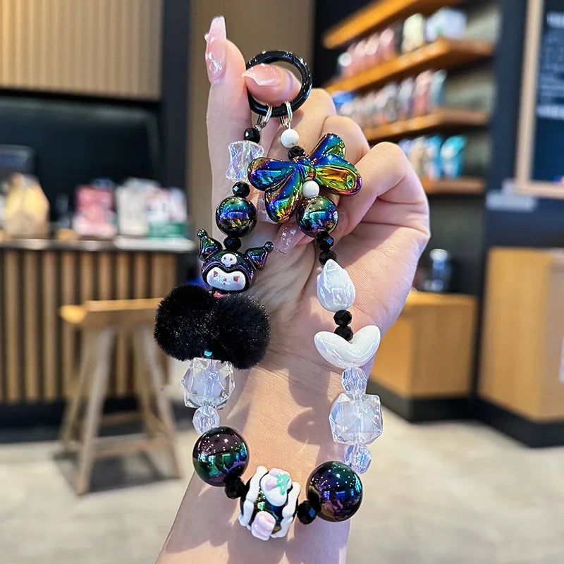 Colgante para de teléfono con cuentas