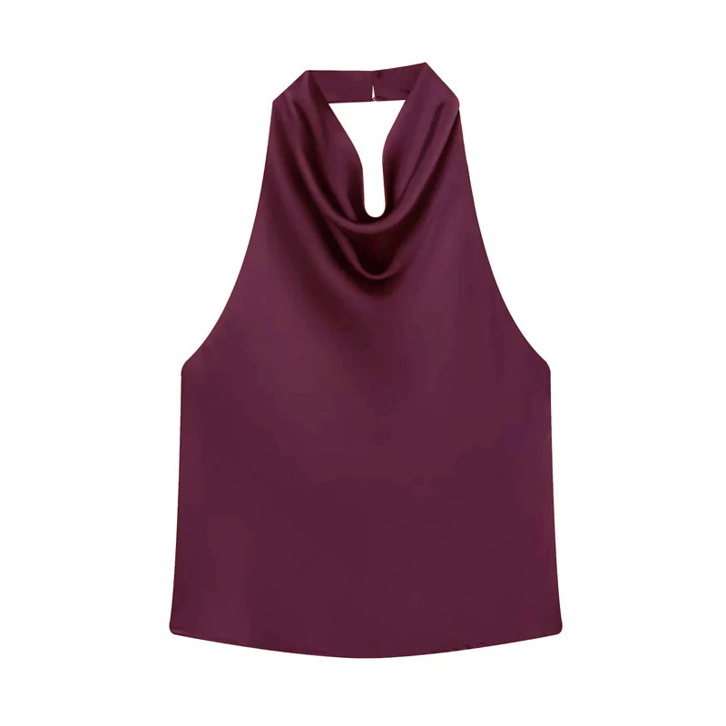 Tops con cuello Halter