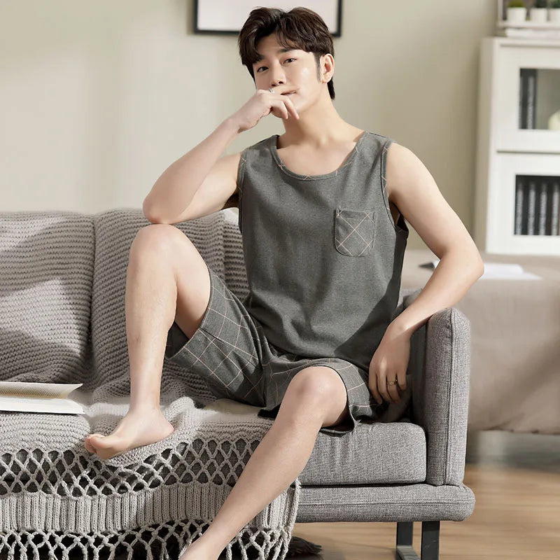 Conjunto de pijama de algodón