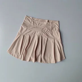 Falda corta deportiva de cintura alta