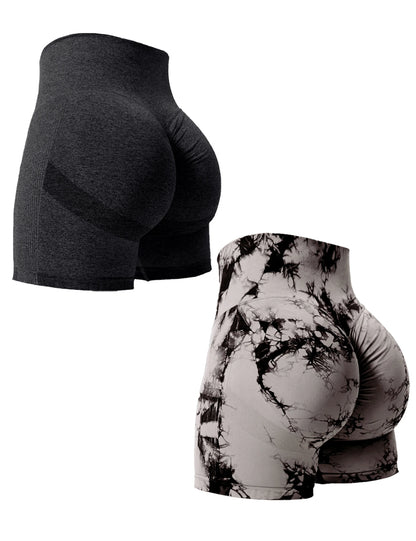 2 pantalones cortos de gimnasio