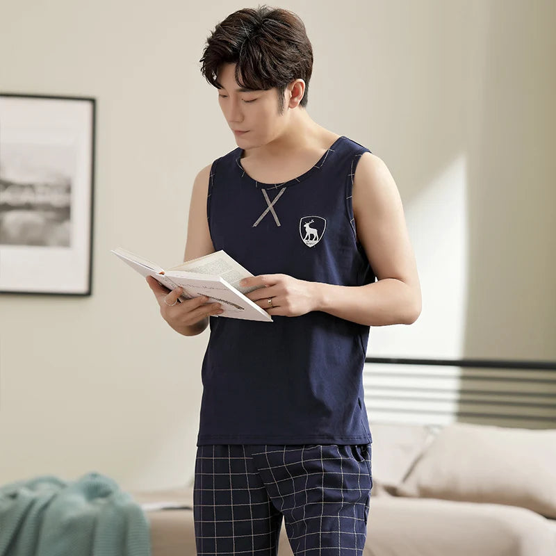 Conjunto de pijama de algodón