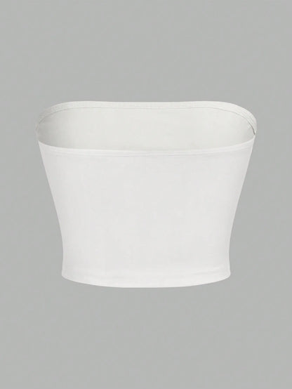 Top corto sin mangas