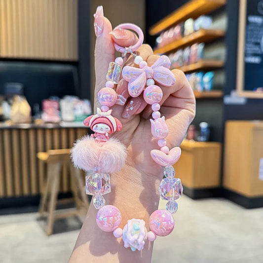 Colgante para de teléfono con cuentas