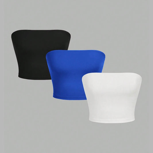 Top corto sin mangas