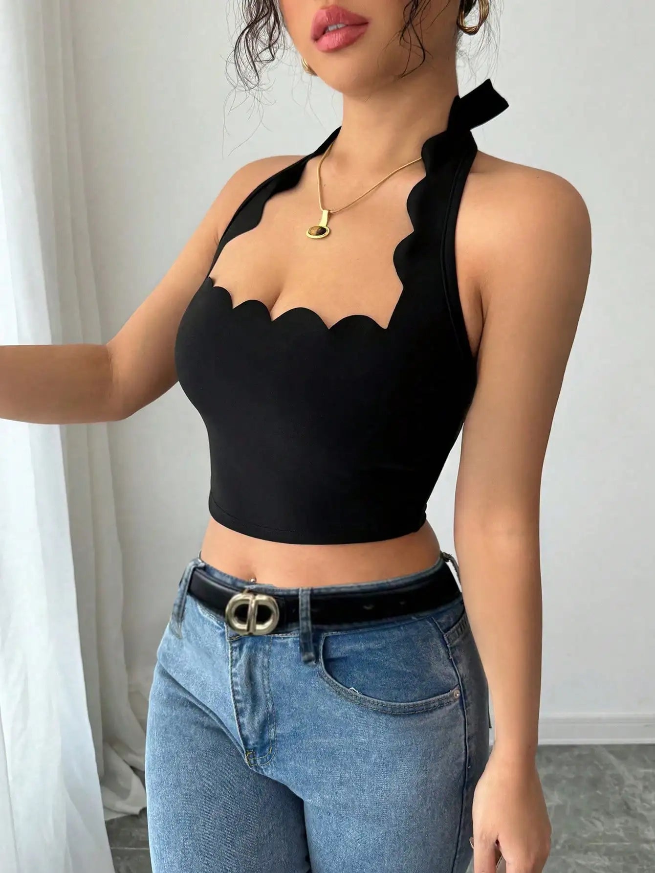 Blusa tipo chaleco