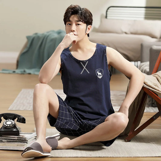 Conjunto de pijama de algodón