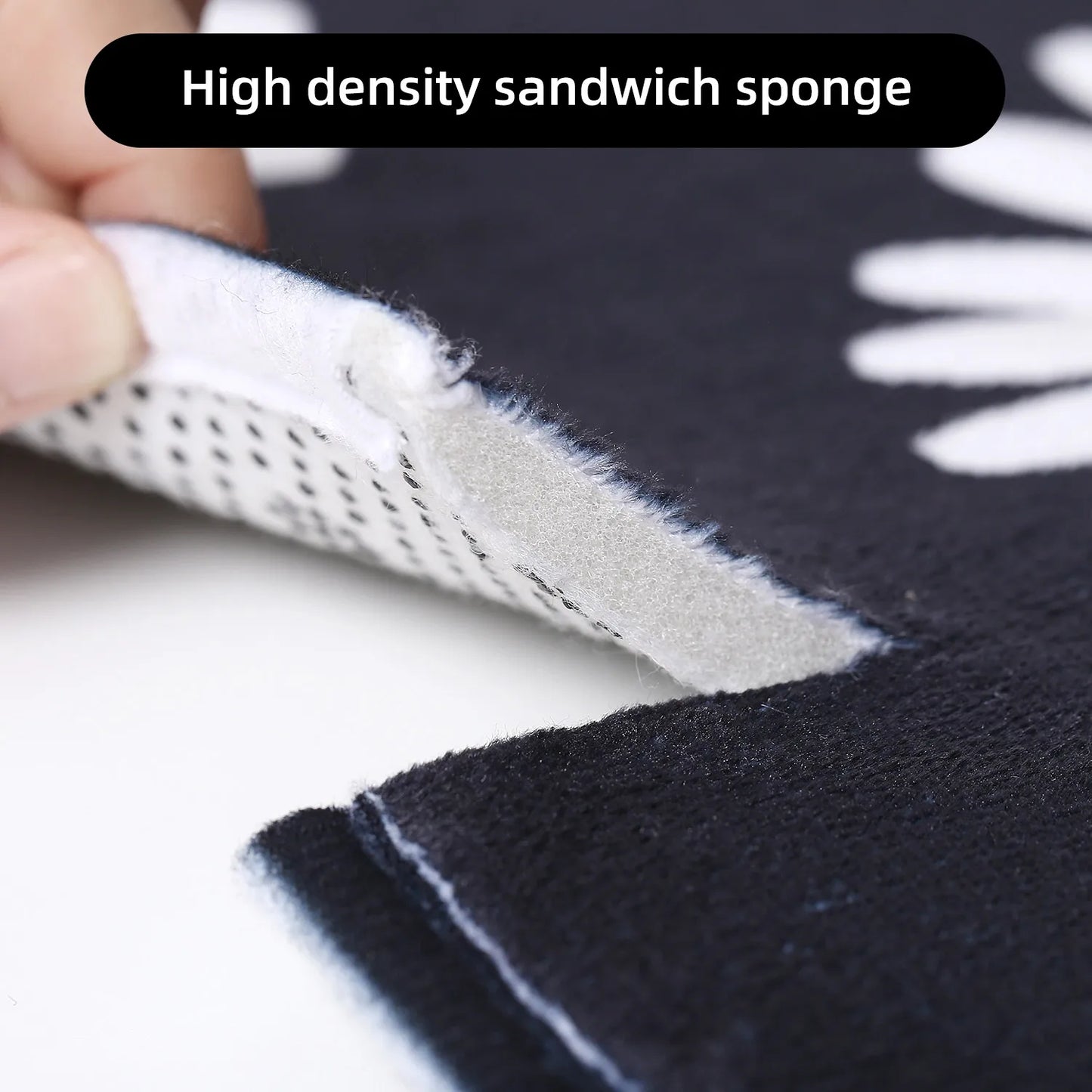 Alfombra de cocina lavable, antideslizante, absorbente