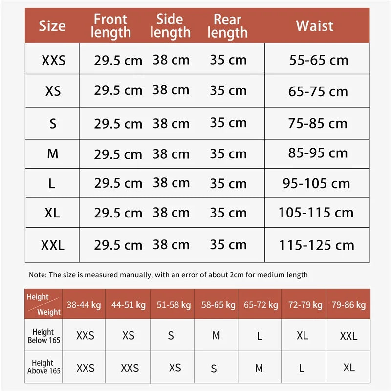 Corsé entrenador de cintura en forma de U