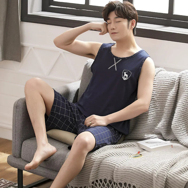 Conjunto de pijama de algodón