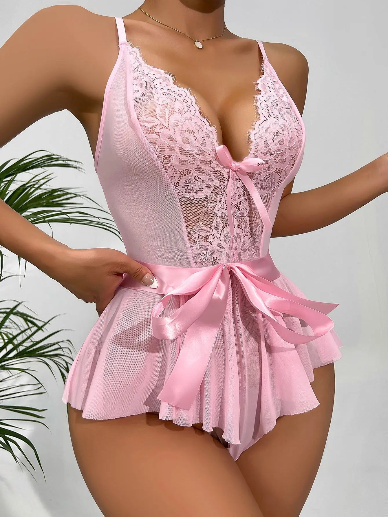 Body transparente, conjunto erótico Sexy